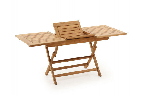 Produktbillede af Sofia Teak Udtræksbord 70x120/170 cm på tilbud i høj kvalitet