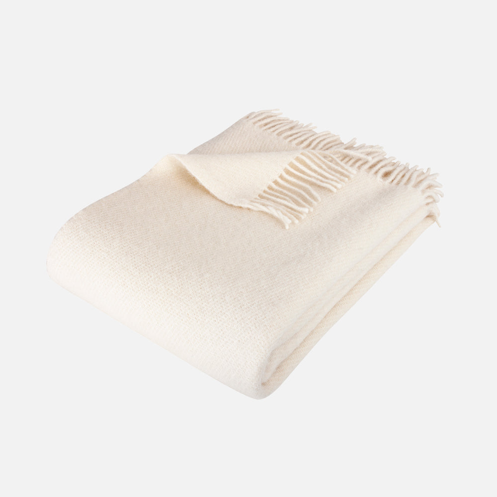 Produktbillede af SOLID Nature uldplaid på tilbud i høj kvalitet