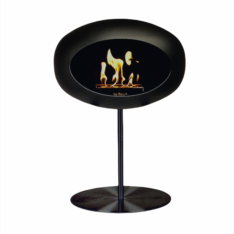Sort biopejs Ground Steel Low 50cm Sort
