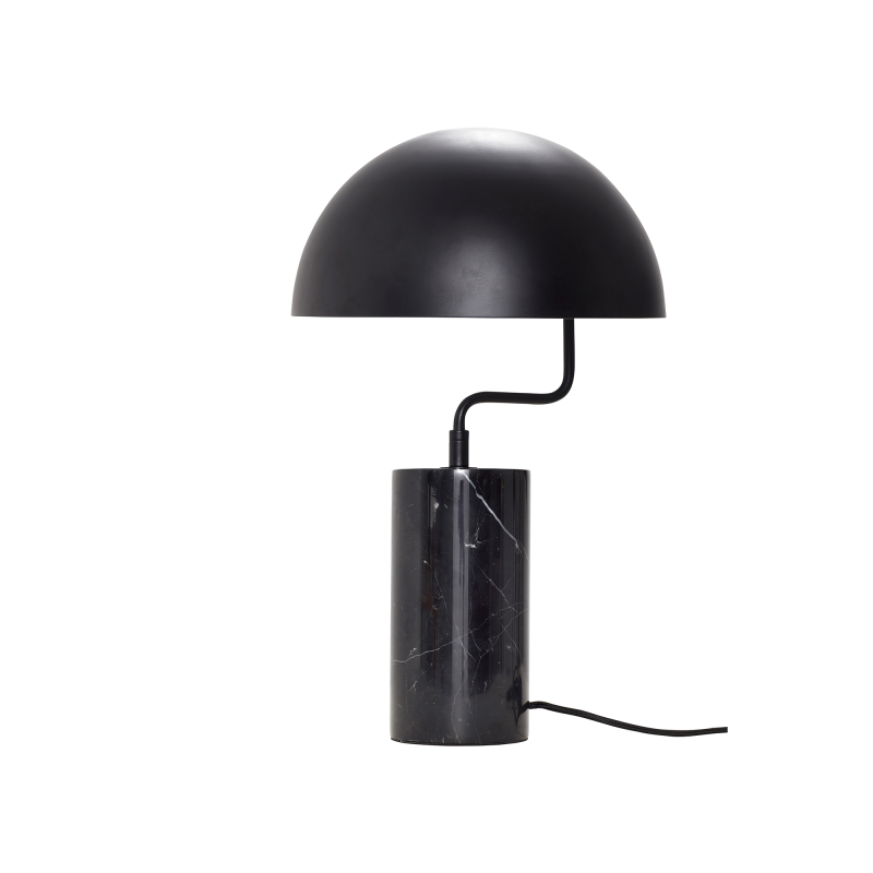 Hübsch Interiør Poi- Marmor Bordlampe - Sort ❤ Stort online udvalg i Hübsch Interiør ❤ Billig fragt og hurtig levering 2 - 5 hverdage ❤ Varenummer: BYH-1277530 / Ean: 5712772067307 på lager - Udsalg på Bordlamper - Over 434 design mærker på udsalg