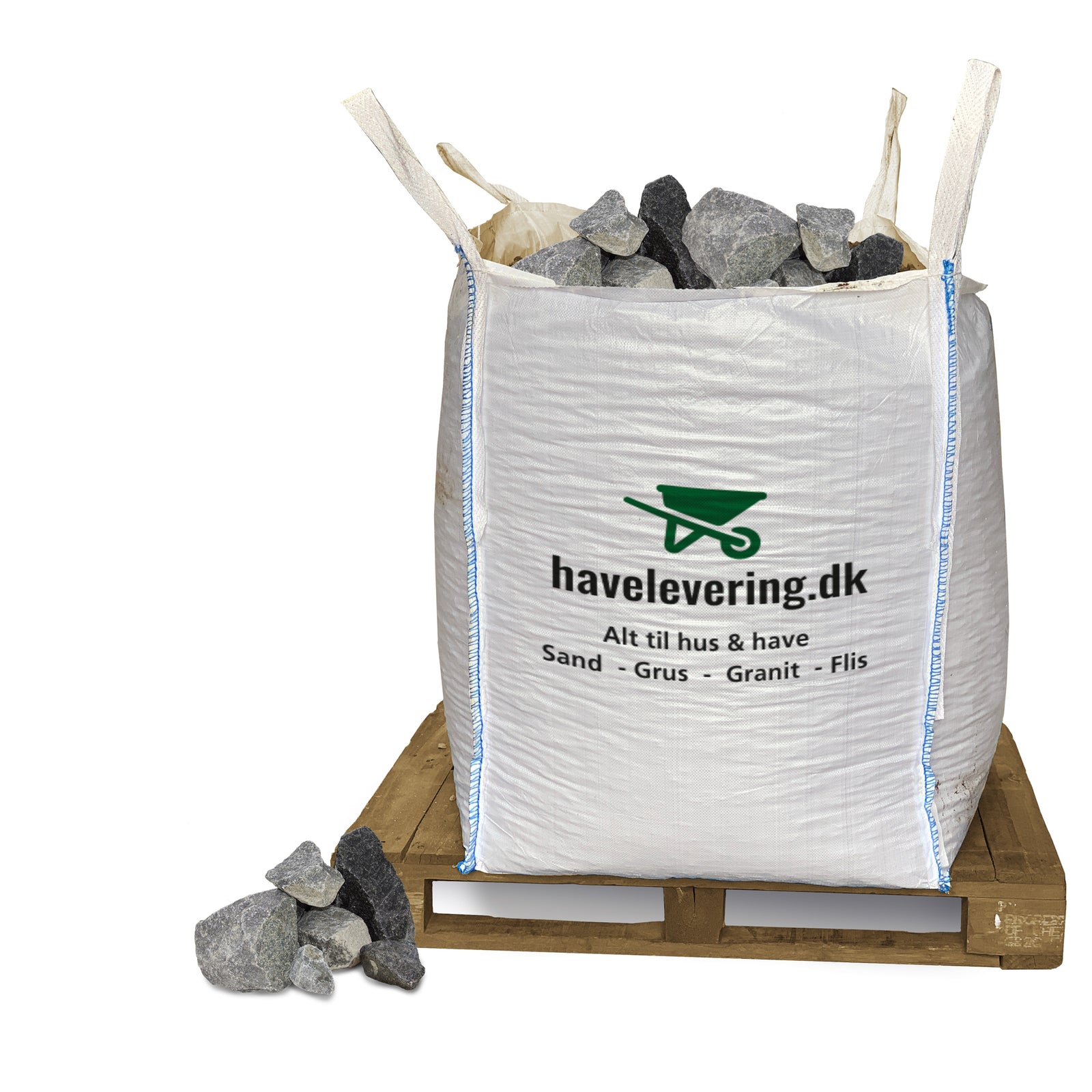 Produktbillede af Sorte gabionsten 80/200mm Gratis fragt i hele DK på tilbud i høj kvalitet