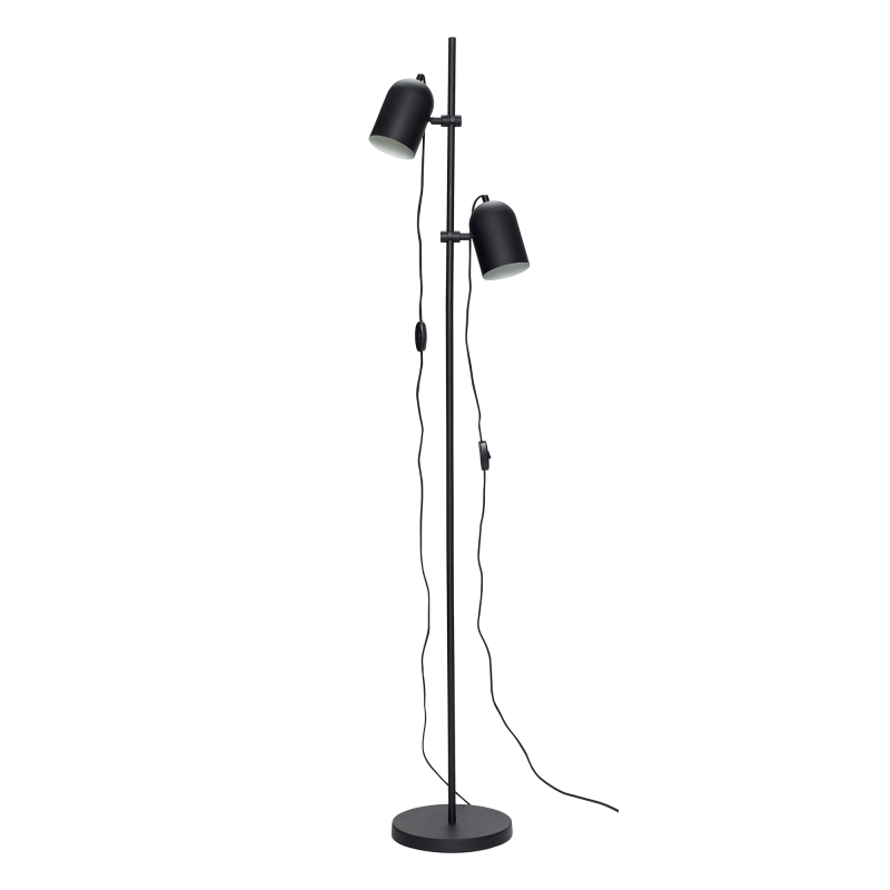 Hübsch Interiør Stellar - Sort Gulvlampe i Metal ❤ Stort online udvalg i Hübsch Interiør ❤ Billig fragt og hurtig levering 2 - 5 hverdage ❤ Varenummer: BYH-1418134 / Ean: 5712772068847 på lager - Udsalg på Gulvlamper - Over 785 kendte brands på udsalg