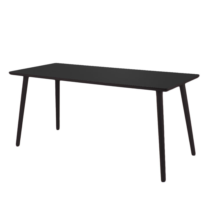Produktbillede af Dash Skrivebord sort højtrykslaminat fire størrelser 120 x 70 cm Sort laminat på tilbud i høj kvalitet
