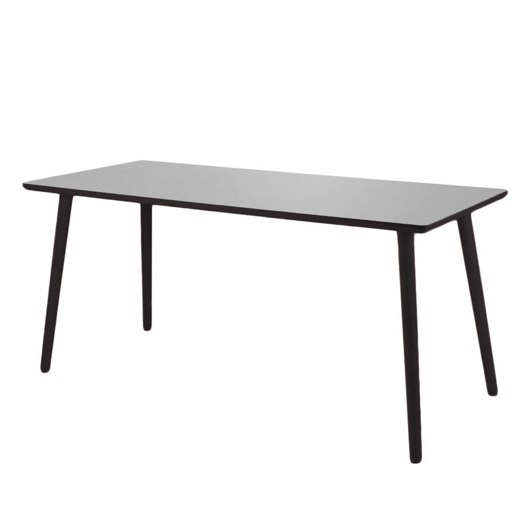 Produktbillede af Dash Skrivebord lysegrå højtrykslaminat fire størrelser 120 x 70 cm Lysegrå laminat på tilbud i høj kvalitet