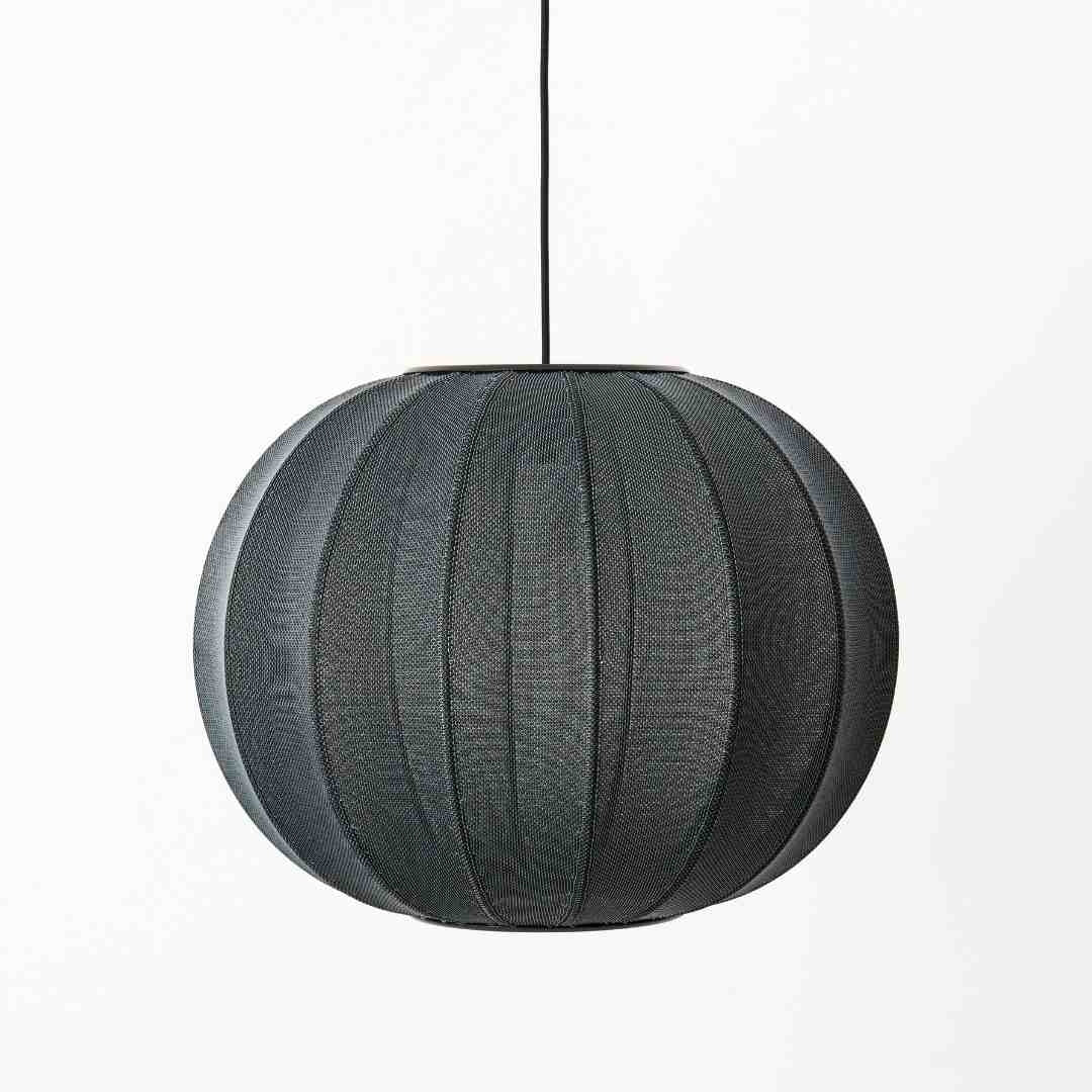 Produktbillede af Knit-Wit 45 Round Pendel Sort Made by Hand i premium kvalitet