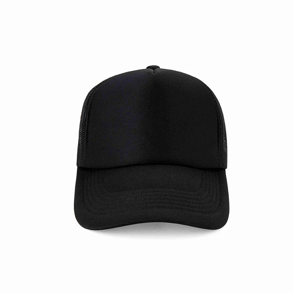 Trucker Cap / Baseball Kasket i mange farver! Sort
