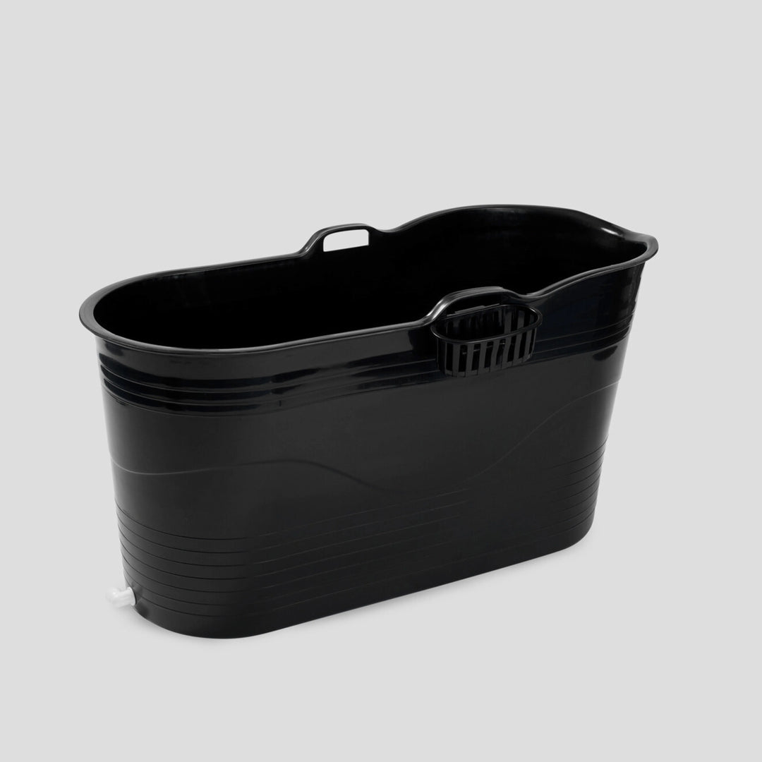 Isbad XL 123cm sort Ekstra kraftig plast og forbedret siddekomfort Tubfamily