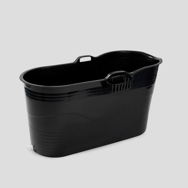 Isbad XL 123cm sort Ekstra kraftig plast og forbedret siddekomfort Tubfamily