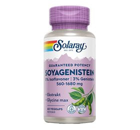 Produktbillede af Solaray Soya Genistein 60 kap. på tilbud