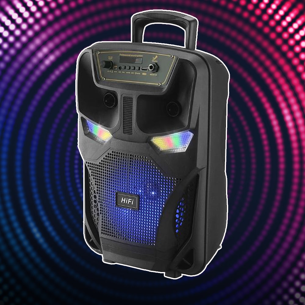 Produktbillede af Soundbox 8 LED-lys og Mikrofon på tilbud