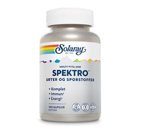Produktbillede af Solaray Spektro MultiVitaMin 100 kaps. på tilbud