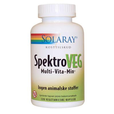 Detaljeret produktbillede af Solaray SpektroVEG 120 kap. DATO 10/25 på tilbud
