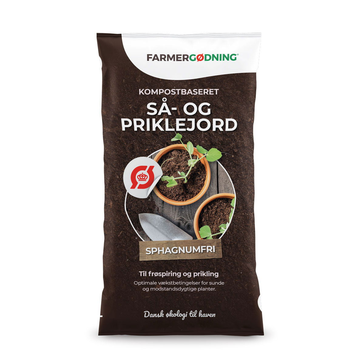 Produktbillede af Sphagnumfri så- og priklejord økologisk 30 liter på tilbud i høj kvalitet
