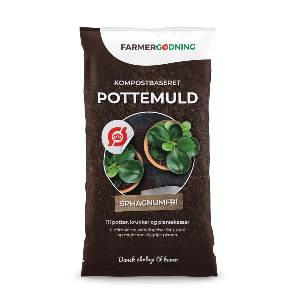 Produktbillede af Sphagnumfri Pottemuld økologisk 30 liter på tilbud i høj kvalitet