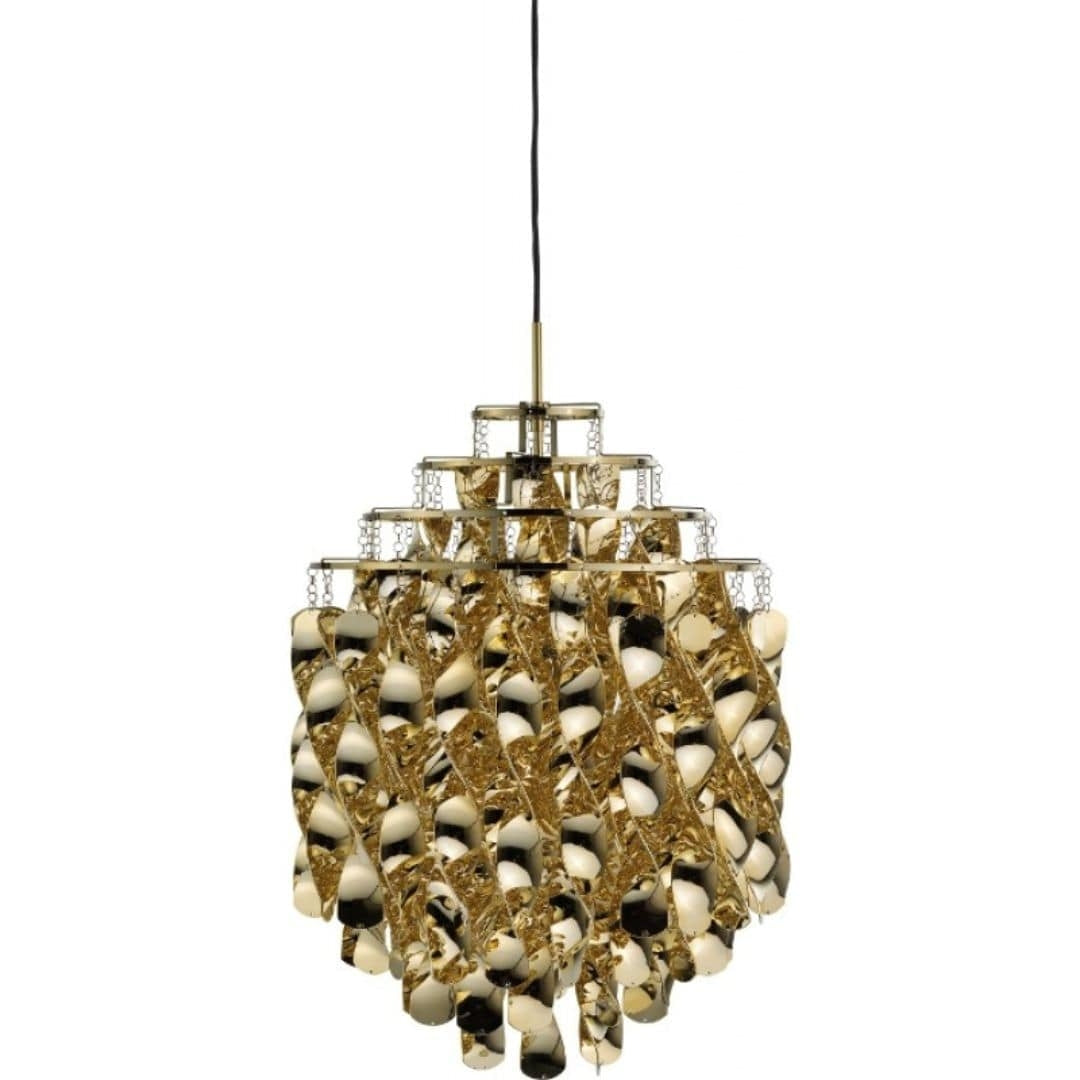Produktbillede af Spiral Pendel SP01 Guld Verpan i premium kvalitet