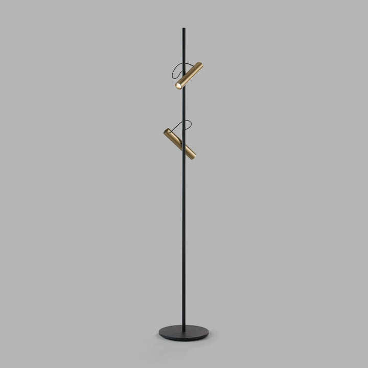 Spirit F1 LED Gulvlampe Sort/Messing 2700K LIGHT-POINT