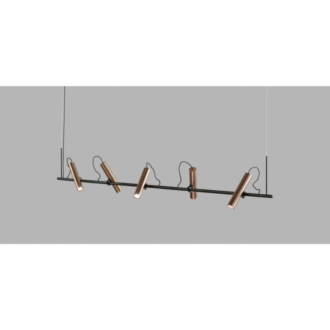 Produktbillede af Spirit S2000 LED Pendel Sort/Rose Gold 2700K LIGHT-POINT i premium kvalitet