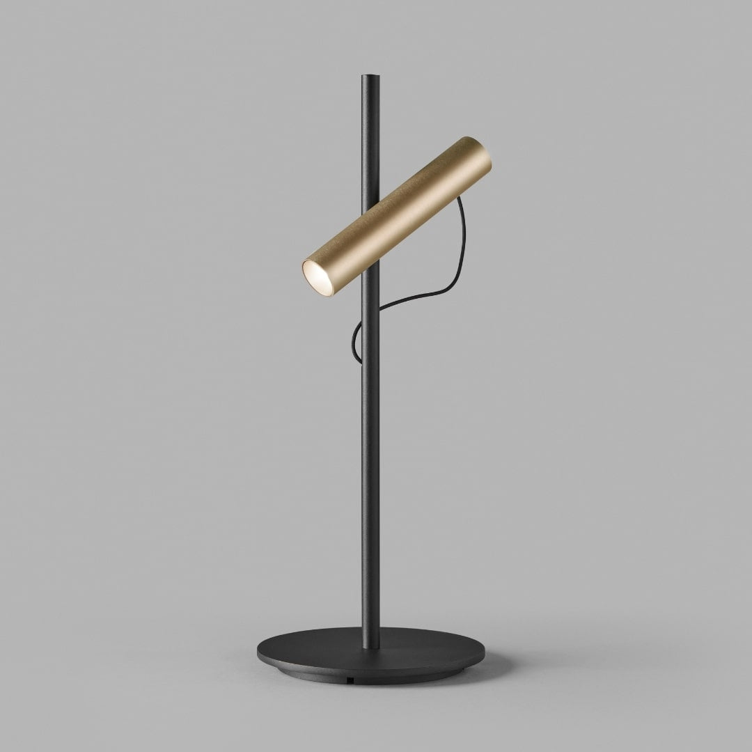 Produktbillede af Spirit T1 LED Bordlampe Sort/Messing LIGHT-POINT i premium kvalitet