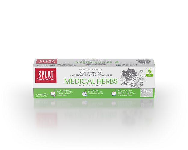 Detaljeret produktbillede af SPLAT Tandpasta Medical Herbs 75 ml.- 2 for 70,- på tilbud