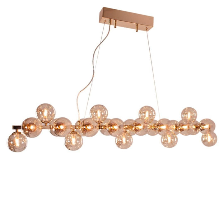 Splendor Bar Pendel Amber Guld By Rydéns