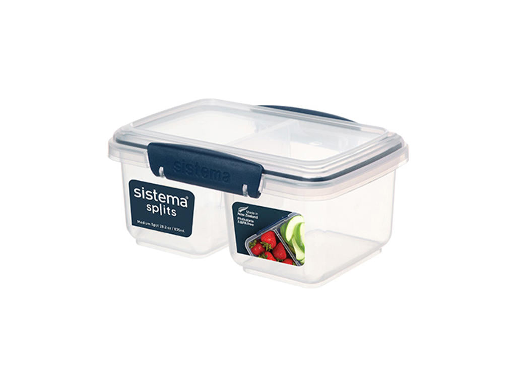 Produktbillede af Sistema Split 1L Dark Blue i premium kvalitet