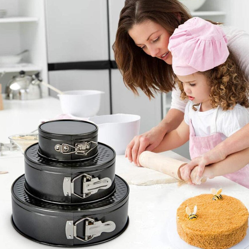 Produktbillede af Springformsæt Ø18-20-22 cm eller Ø24-26-28 cm 24 cm/26 cm/28 cm på tilbud