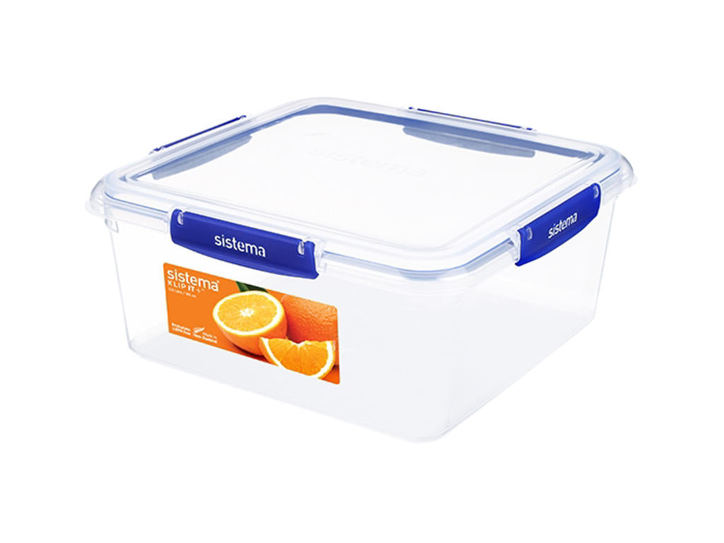 Produktbillede af Sistema Square Klip It Plus 5.5L i premium kvalitet