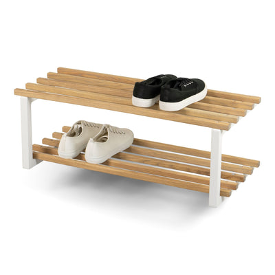 billigt tilbud på Razor skohylde i hvidt metal og egetræ! Spar op til 61% på udsalg. Hurtig levering, 1-2 hverdage. Køb online nu!
