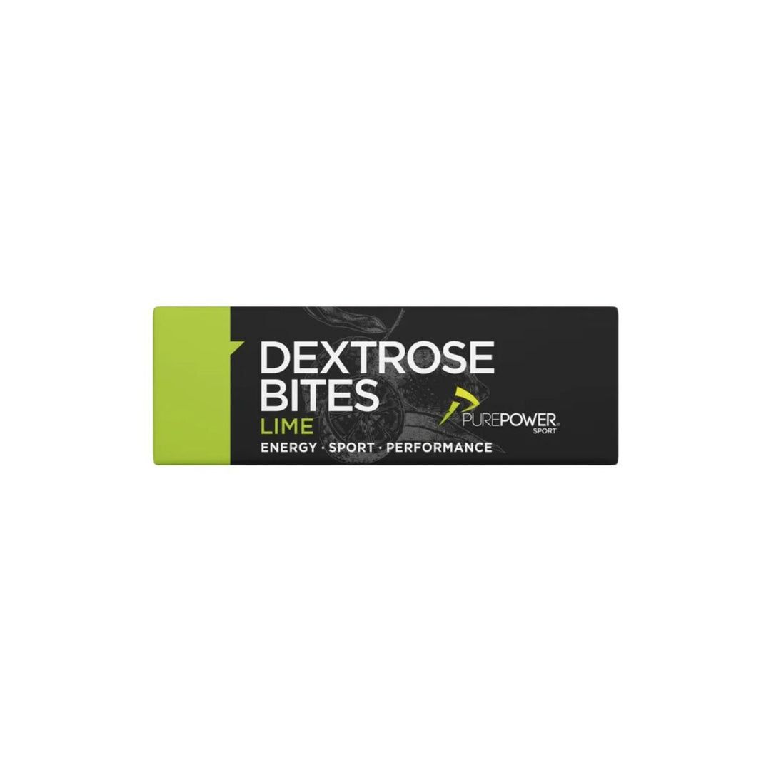 Produktbillede af PurePower Dextrose Bites Lime 14 stk. på tilbud i brug