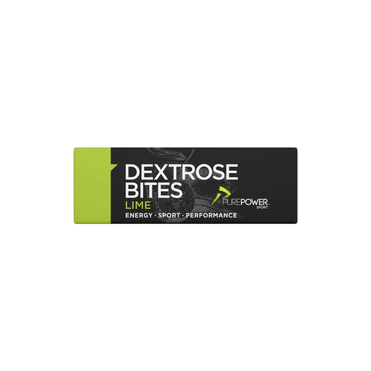 Produktbillede af PurePower Dextrose Bites Lime 14 stk. på tilbud i brug