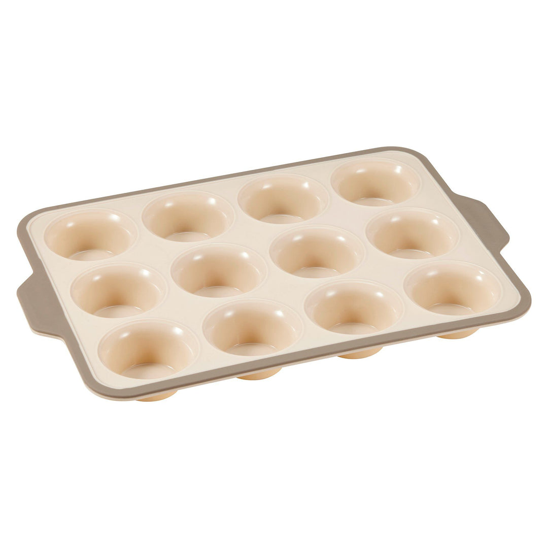 Dorre Dorre Cookie muffinsform, silikone/rustfrit stål, 12 stk. – close-up (Muffinsform)