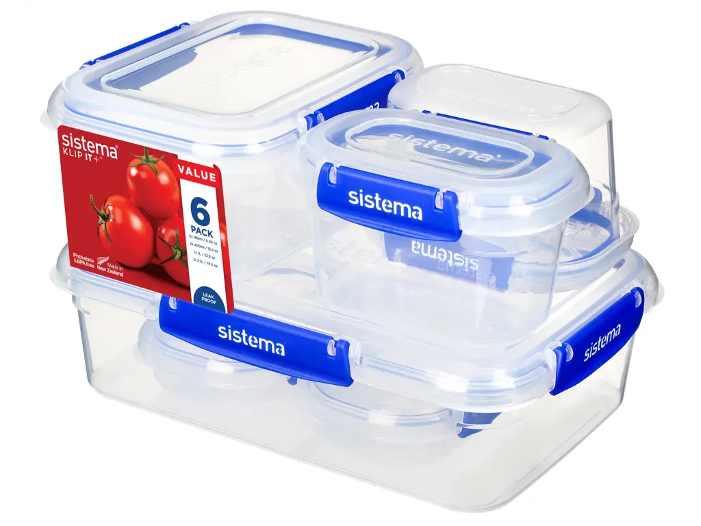 Produktbillede af Sistema Starter Klip It Plus 6Pack i premium kvalitet