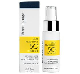 Detaljeret produktbillede af Beaute Pacifique Stay Beautiful high SPF50 50 ml. på tilbud