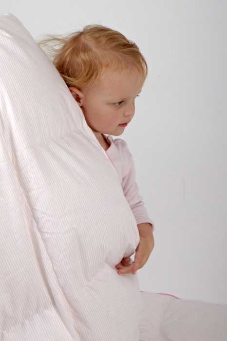 Produktbillede af Baby Royal Rose Dyne 70x100 Moskusdun på tilbud i høj kvalitet