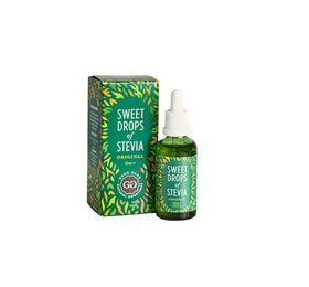 Detaljeret produktbillede af Stevia Dråber original 50 ml på tilbud