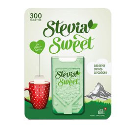 Produktbillede af Stevia Sweet Hermesetas 300 tab. på tilbud