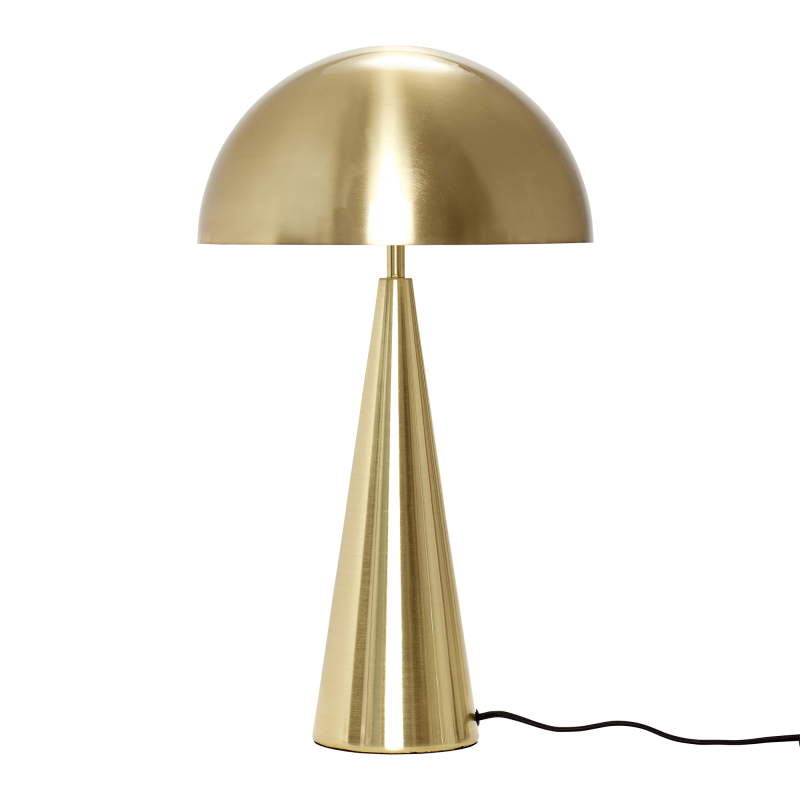 Mush Stor Messing Bordlampe