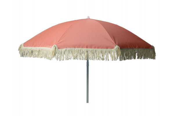 Produktbillede af Strandparasol Ø180 cm Lyserød på tilbud i høj kvalitet