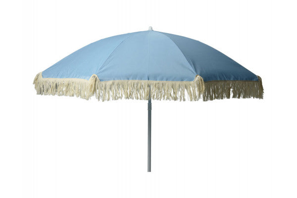 Produktbillede af Strandparasol Ø180 cm Lyseblå på tilbud i høj kvalitet