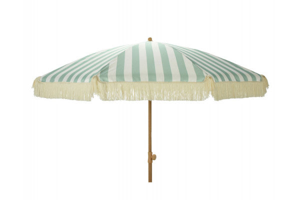 Strandparasol - Ø200 cm Grøn/Hvid ❤ Stort online udvalg i Gozomo.dk ❤ Billig fragt og hurtig levering 2 - 5 hverdage - Varenummer: HML-DK3527V891 / Ean: '8720573984362 på lager - Udsalg på PARASOLLER > Små parasoller Spar op til 64% - Over 350 kendte brands på udsalg