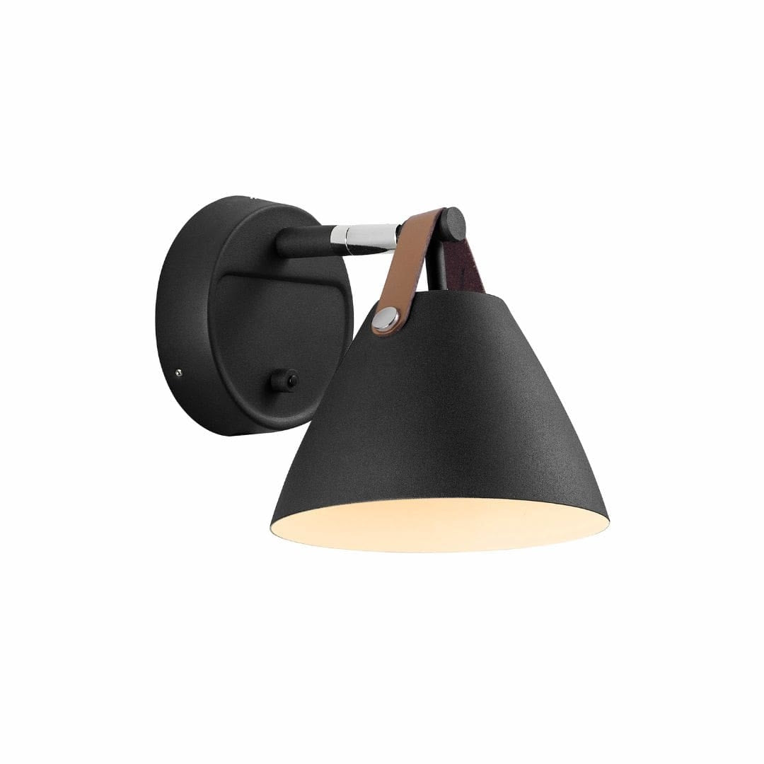 Strap 15 Væglampe Sort Design For The People