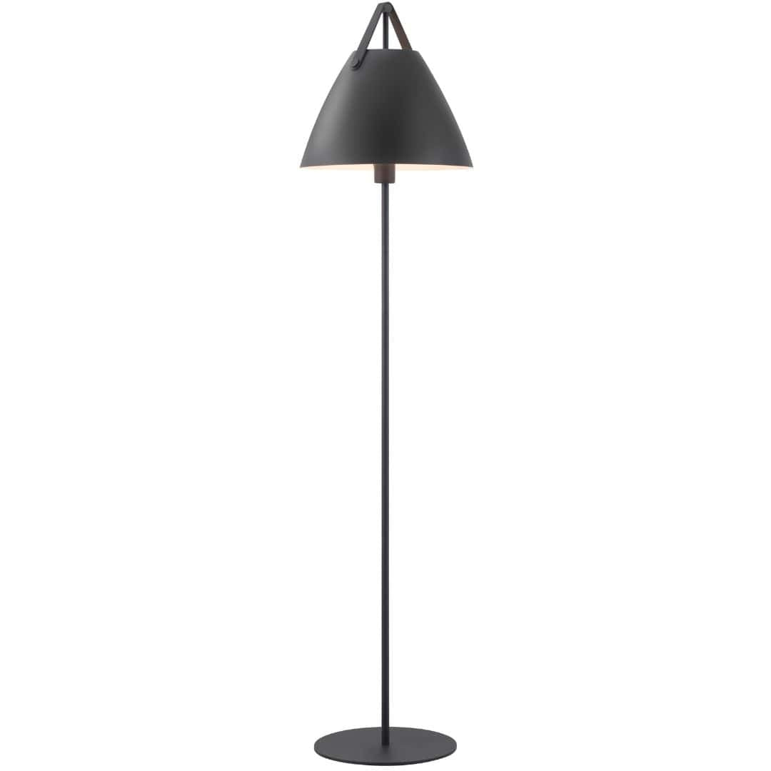 Produktbillede af Strap Gulvlampe Sort Design For The People i premium kvalitet