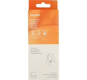 Detaljeret produktbillede af Strep A test (halsbetændelse) 1 stk på tilbud