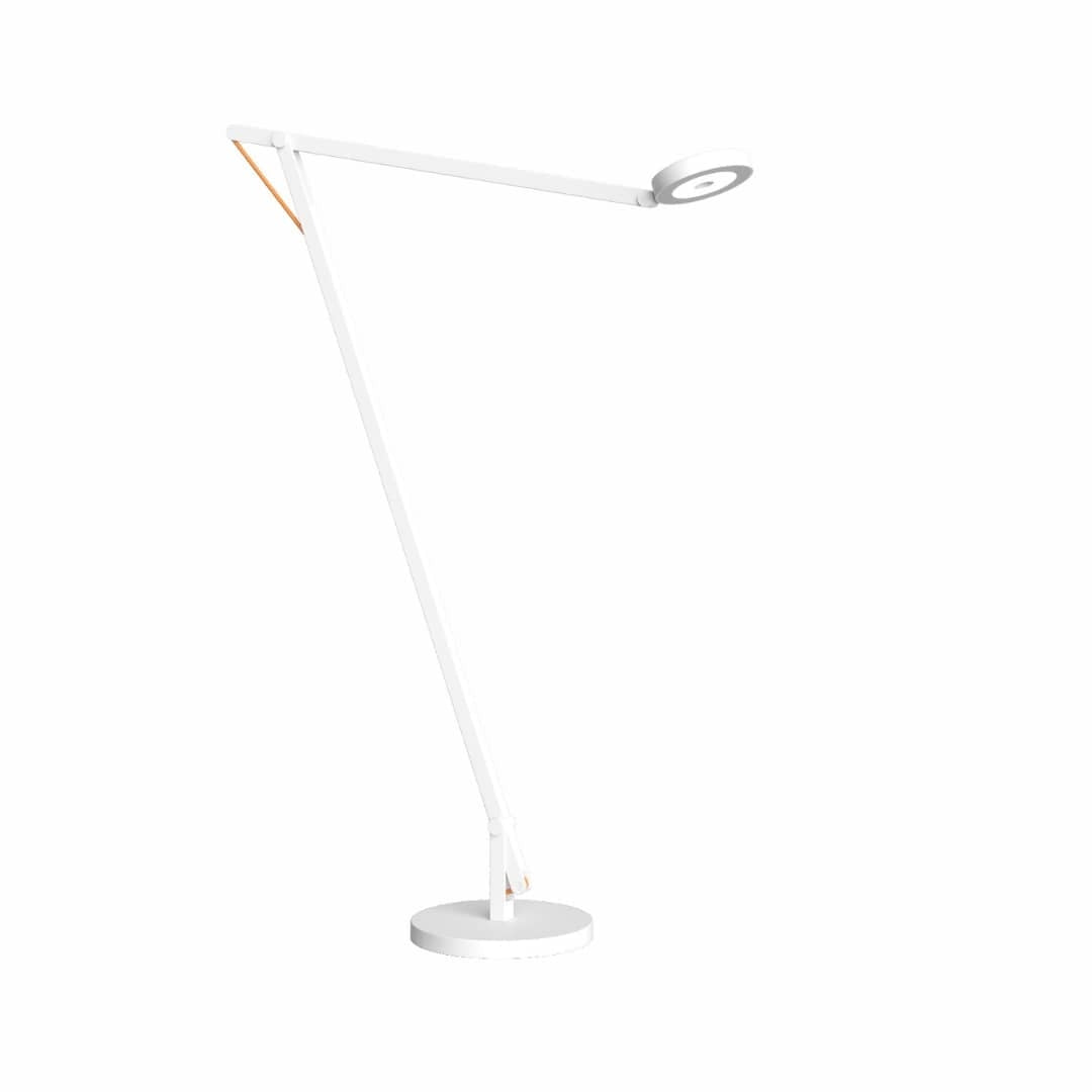 Produktbillede af String F1 Gulvlampe Mat Hvid/Orange DTW Rotaliana i premium kvalitet