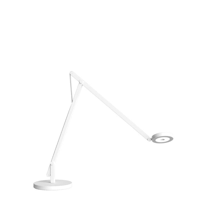 String T1 Bordlampe Mat Hvid/Sølv DTW Rotaliana