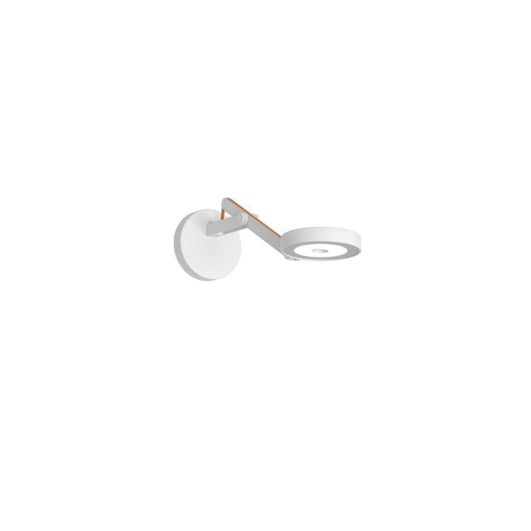 String W0 Væglampe DTW Dim-to-warm Mat Hvid/Orange Rotaliana