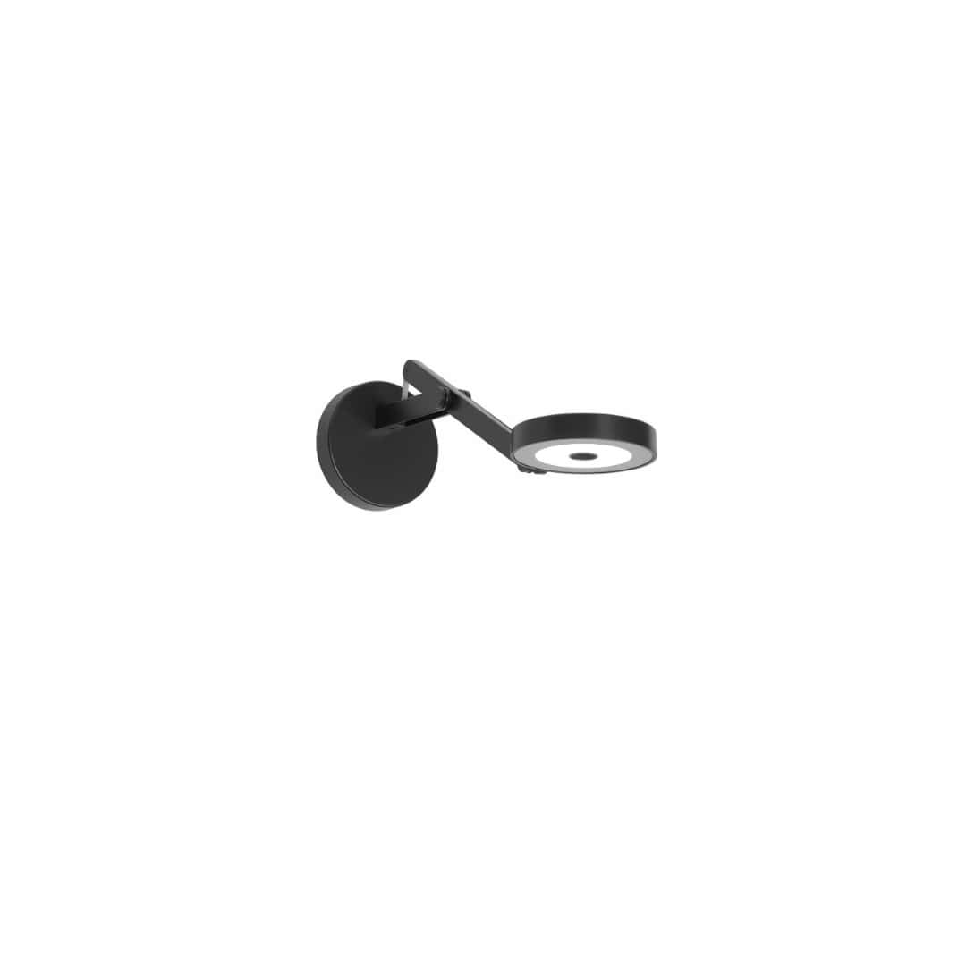 String W0 Væglampe DTW Dim-to-warm Mat Sort/Sølv Rotaliana