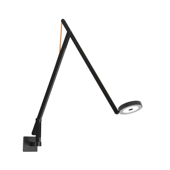 String W1 Væglampe DTW Dim-To-Warm Mat Sort/Orange Rotaliana