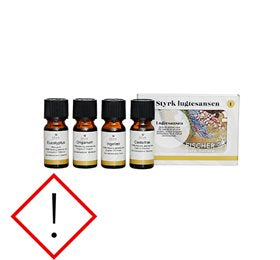 Detaljeret produktbillede af Fischer Styrk lugtesansen kit 1 4 x10 ml æteriske olier på tilbud