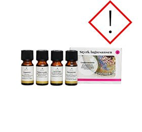 Detaljeret produktbillede af Fischer Styrk lugtesansen kit 2 4 x10 ml æteriske olier på tilbud